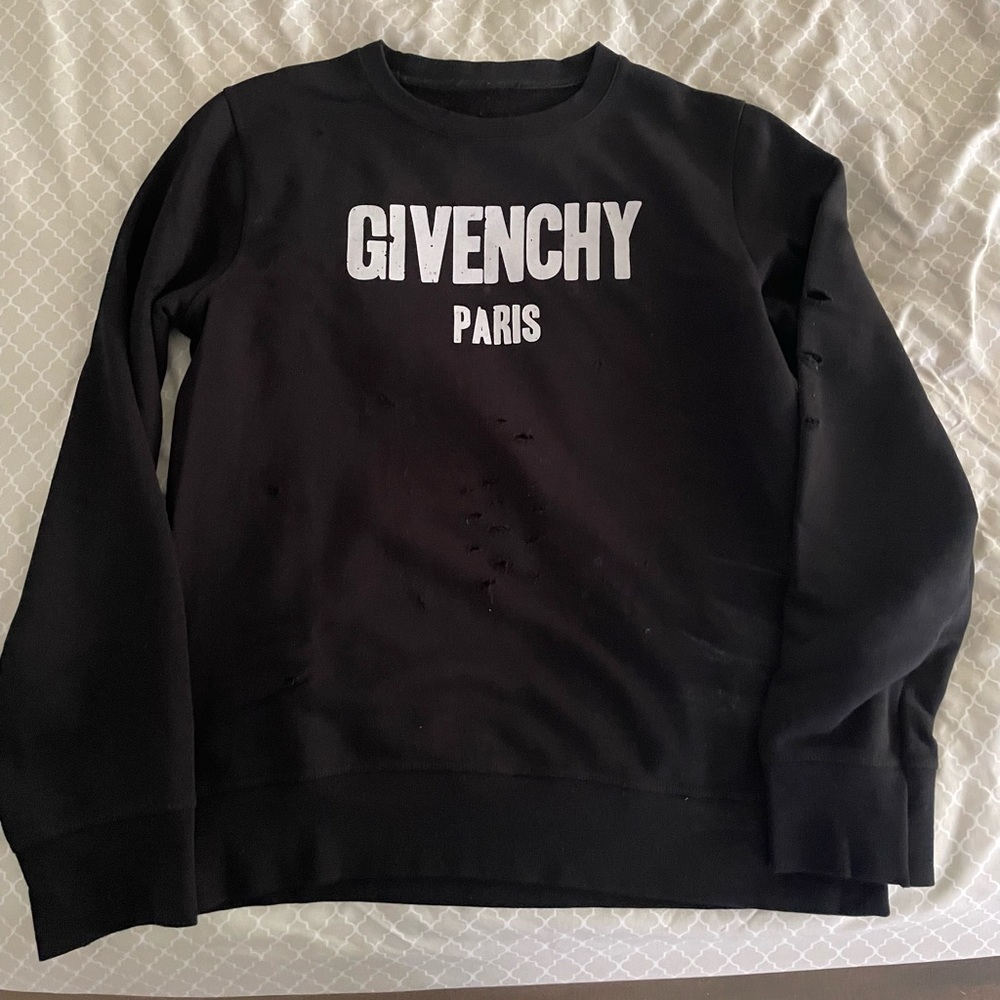 Givenchy Distressed Crewneck
